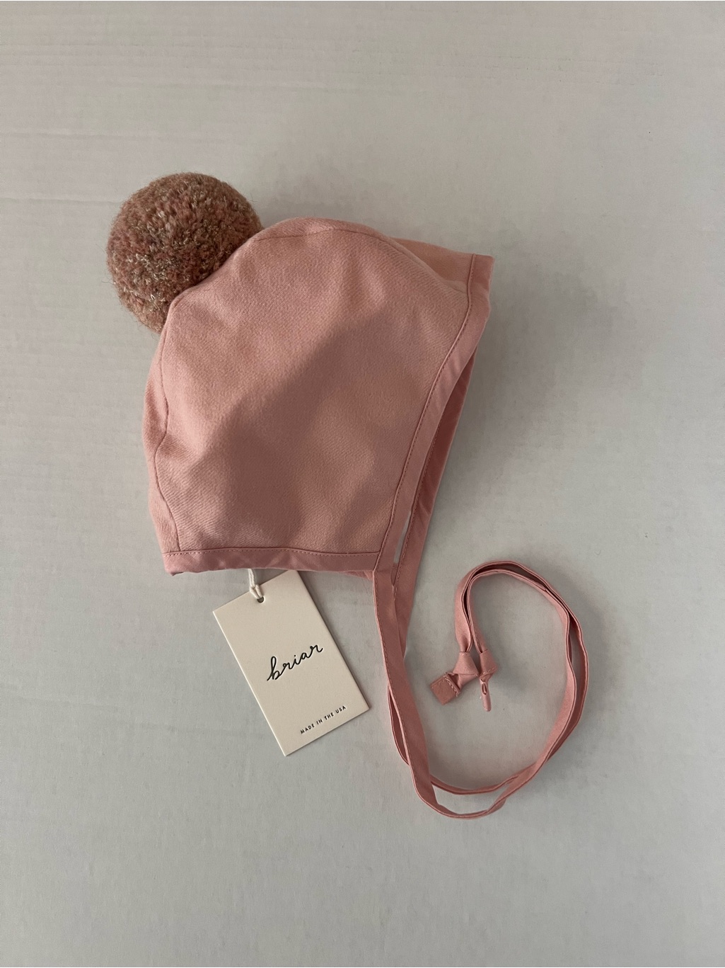 New Briar Pink Pom Bonnet — image 2 of 8